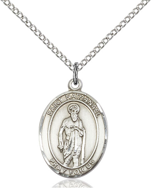 Sterling Silver St. Nathanael Pendant