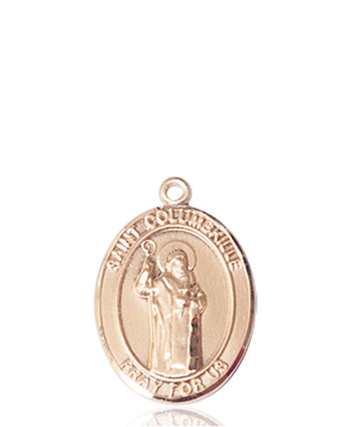 14kt Gold St. Columbkille Medal