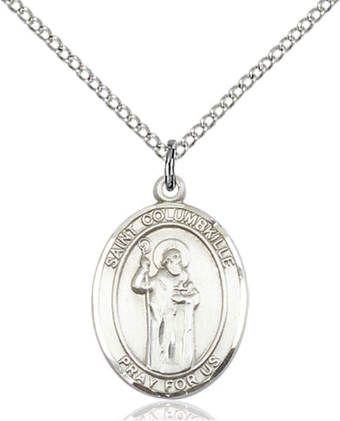 Sterling Silver St. Columbkille Pendant