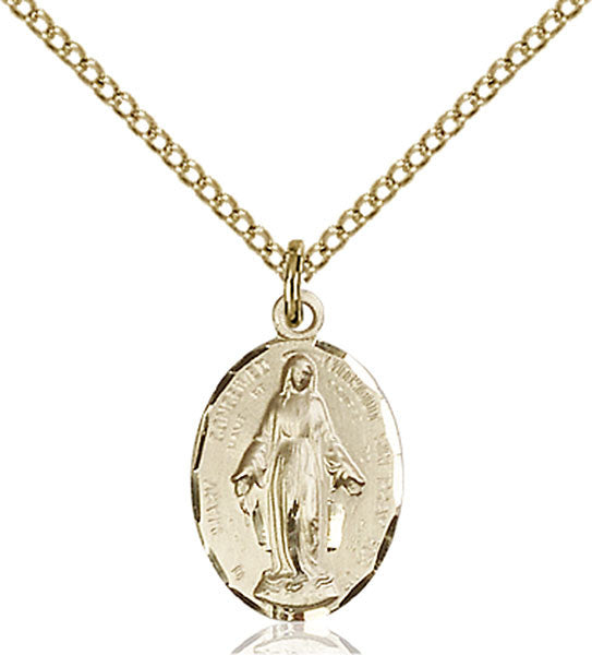 Gold Filled Immaculate Conception Pendant