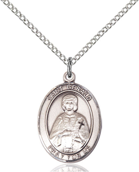 Sterling Silver St. Gerald Pendant