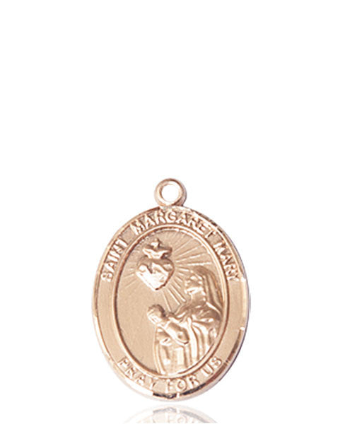 14kt Gold St. Margaret Mary Alacoque Medal