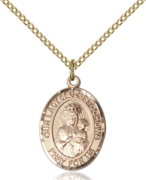 Gold Filled O/L of Czestochowa Pendant