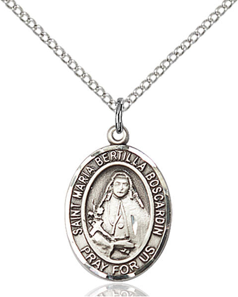 Sterling Silver St. Maria Bertilla Boscardin Pendant