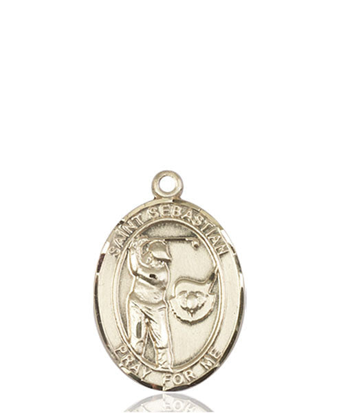 14kt Gold St. Sebastian / Golf Medal