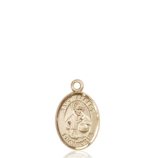 14kt Gold St. Albert the Great Medal