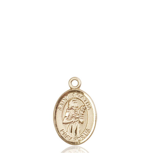 14kt Gold St. Agatha Medal