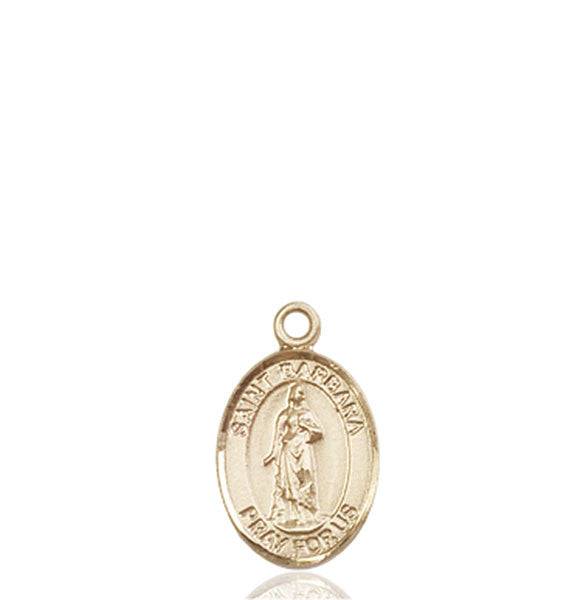 14kt Gold St. Barbara Medal