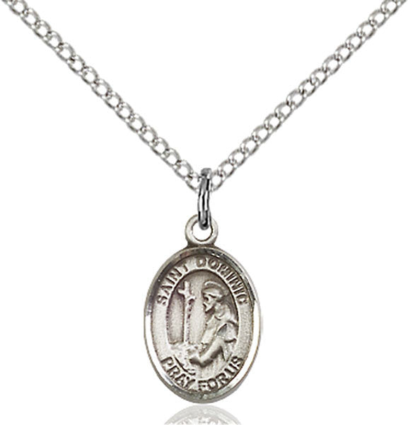 Sterling Silver St. Dominic de Guzman Pendant