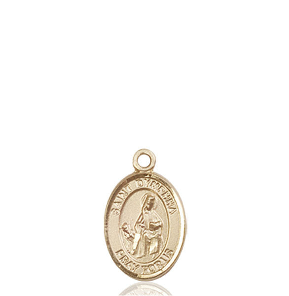 14kt Gold St. Dymphna Medal