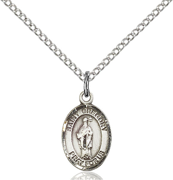 Sterling Silver St. Gregory the Great Pendant