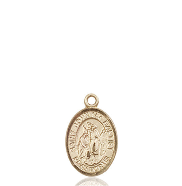 14kt Gold St. John the Baptist Medal