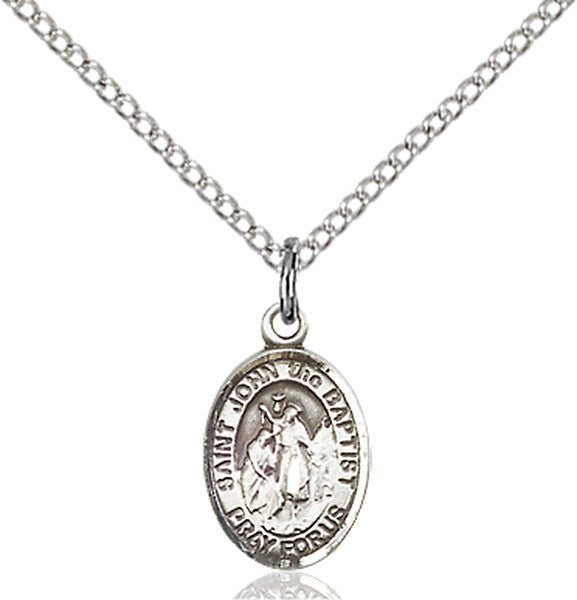 Sterling Silver St. John the Baptist Pendant