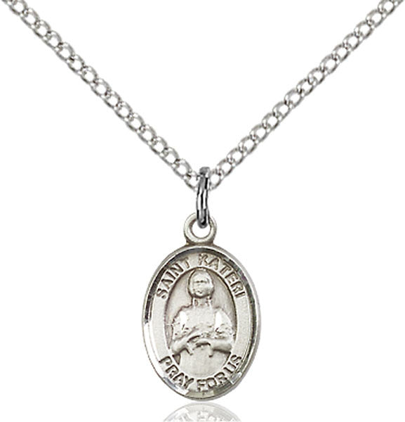 Sterling Silver St. Kateri Pendant