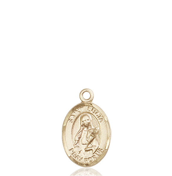 14kt Gold St. Lucia of Syracuse Medal