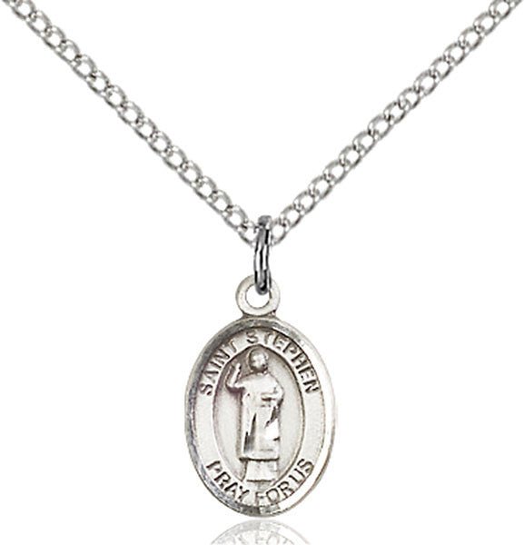 Sterling Silver St. Stephen the Martyr Pendant