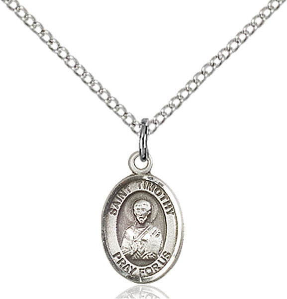 Sterling Silver St. Timothy Pendant