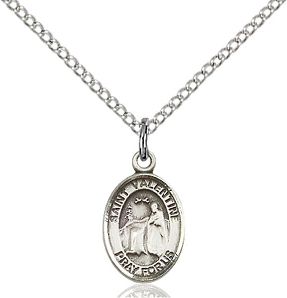 Sterling Silver St. Valentine of Rome Pendant