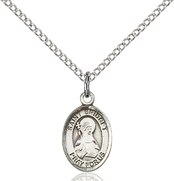 Sterling Silver St. Bridget of Sweden Pendant