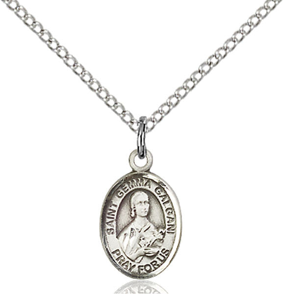 Sterling Silver St. Gemma Galgani Pendant