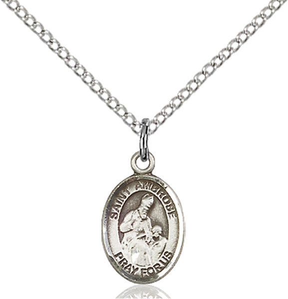 Sterling Silver St. Ambrose Pendant