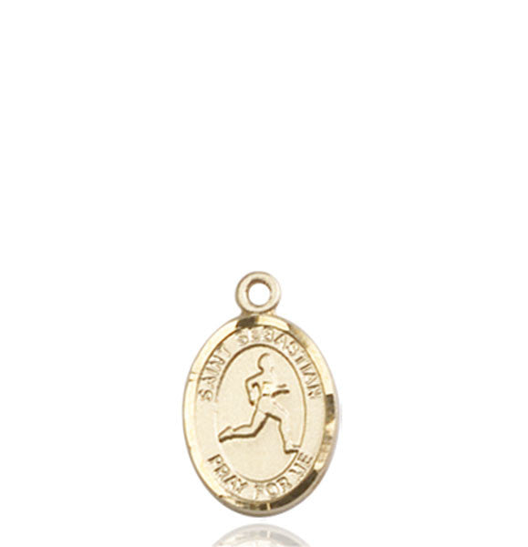 14kt Gold St. Sebastian Medal