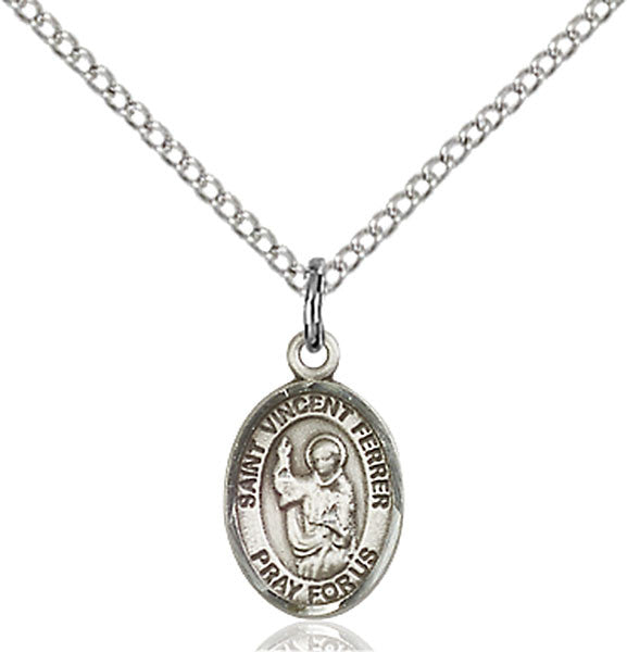 Sterling Silver St. Vincent Ferrer Pendant