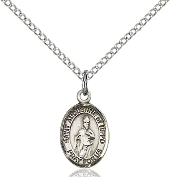 Sterling Silver St. Augustine of Hippo Pendant