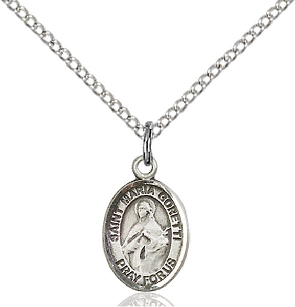 Sterling Silver St. Maria Goretti Pendant