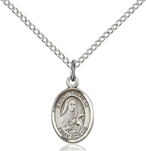 Sterling Silver St. Therese of Lisieux Pendant