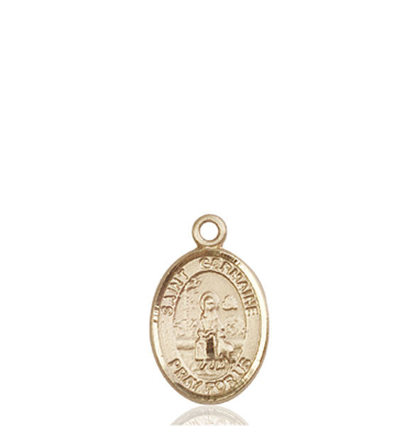 14kt Gold St. Germaine Cousin Medal