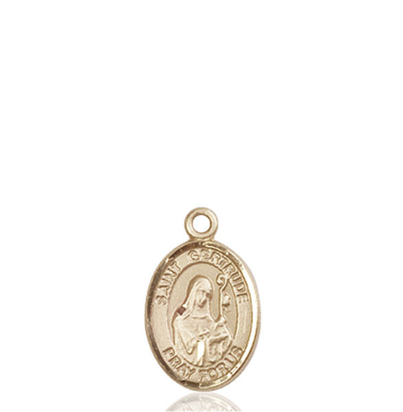 14kt Gold St. Gertrude of Nivelles Medal