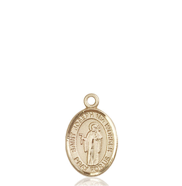 14kt Gold St. Joseph The Worker Medal