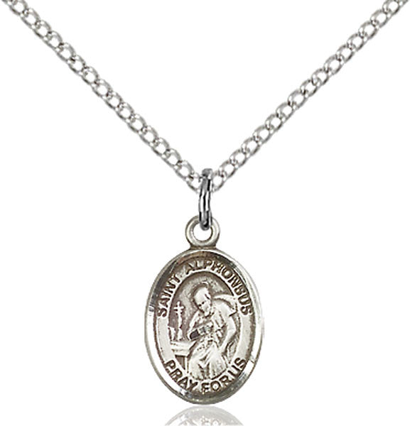 Sterling Silver St. Alphonsus Pendant