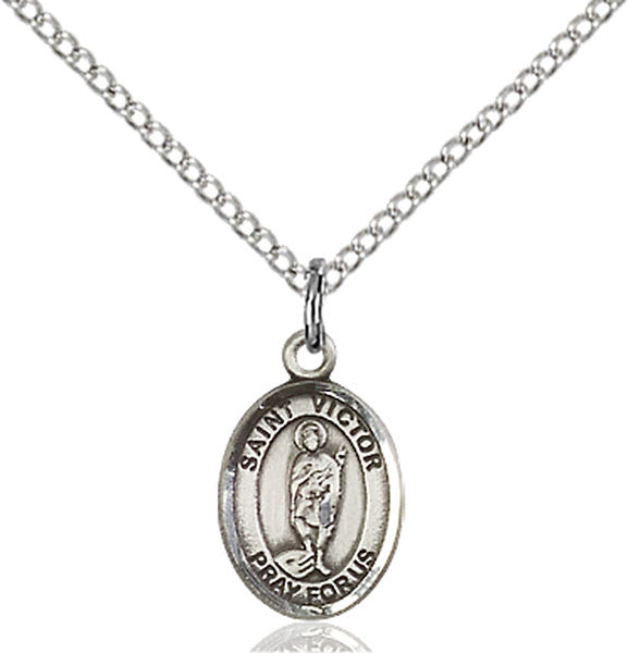 Sterling Silver St. Victor of Marseilles Pendant