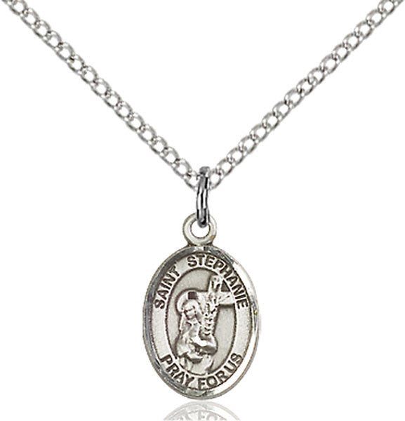 Sterling Silver St. Stephanie Pendant