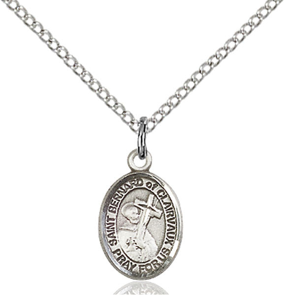 Sterling Silver St. Bernard of Clairvaux Pendant