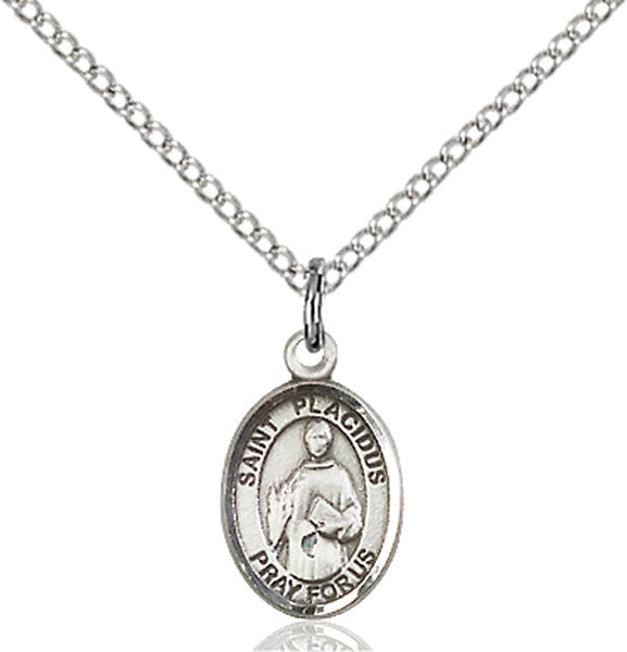 Sterling Silver St. Placidus Pendant