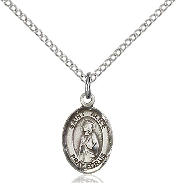 Sterling Silver St. Alice Pendant