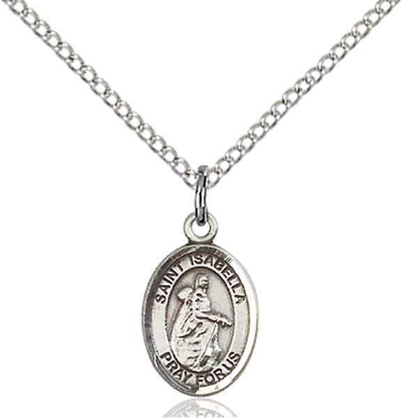 Sterling Silver St. Isabella of Portugal Pendant