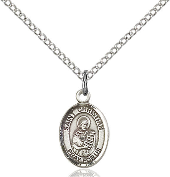 Sterling Silver St. Christian Demosthenes Pendant