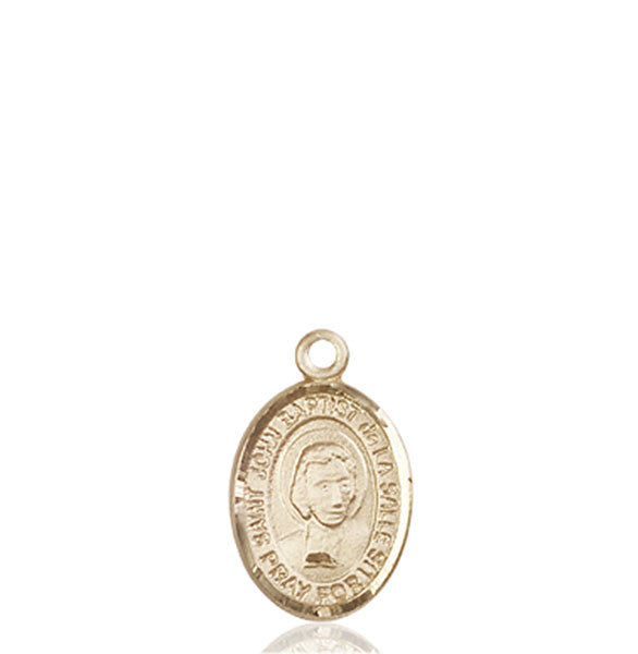 14kt Gold St. John Baptist de La Salle Medal