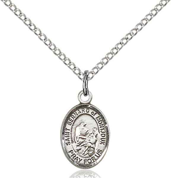 Sterling Silver St. Bernard of Montjoux Pendant