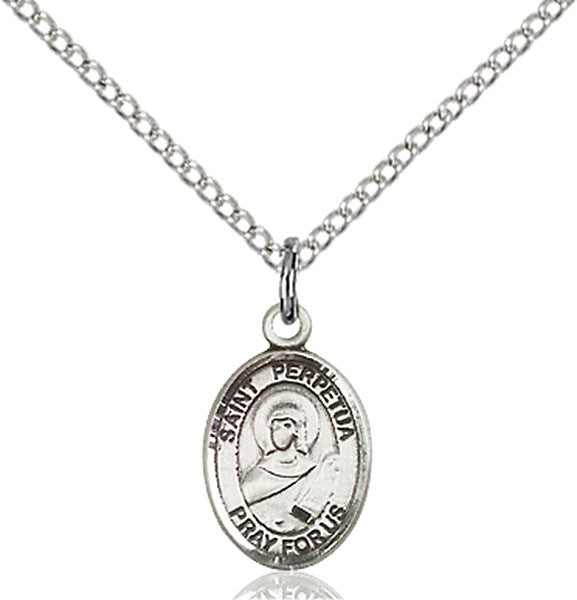 Sterling Silver St. Perpetua Pendant