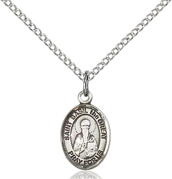 Sterling Silver St. Basil the Great Pendant