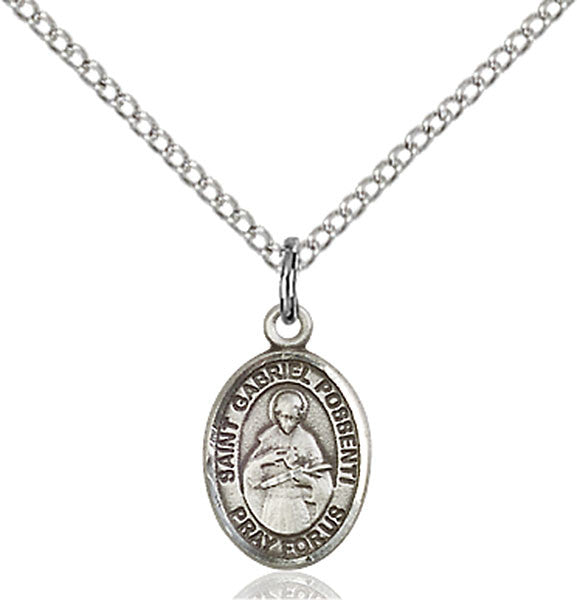 Sterling Silver St. Gabriel Possenti Pendant