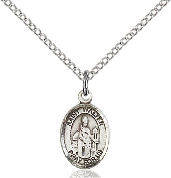 Sterling Silver St. Walter of Pontnoise Pendant