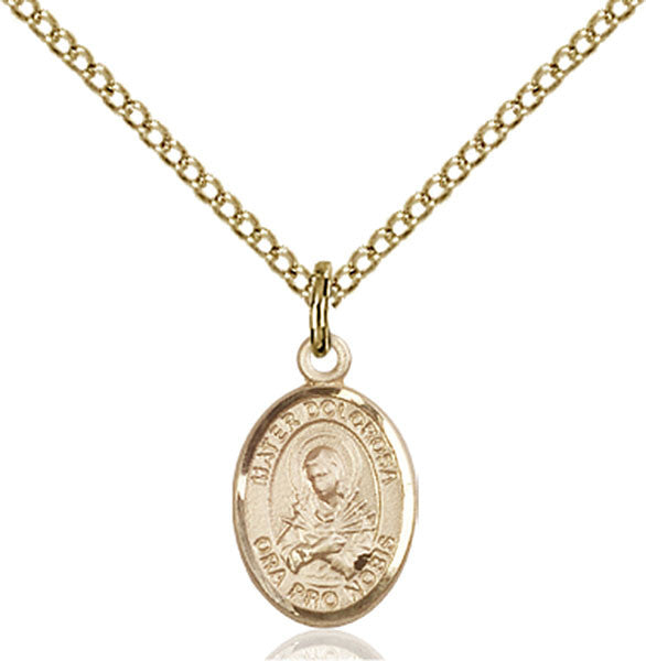 Gold Filled Mater Dolorosa Pendant