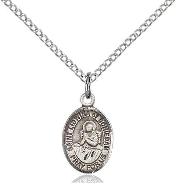 Sterling Silver St. Lidwina of Schiedam Pendant