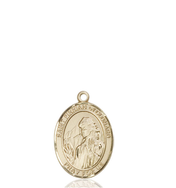 Medalla de San Finnian de Clonard en oro de 14kt